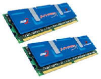 Kingston HyperX/1GB 675MHz DDR2 CL4 DIMM KIT (KHX5400D2K2/1G)